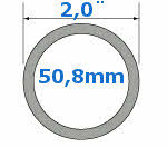 51mm RVS uitlaatdelen QSP